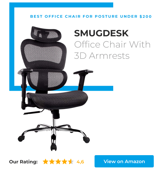 SMUGDESK Office Chair with 3D arms